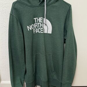 The North Face Hoodie Mens graphic Medium Green Long Sleeve Pullover
